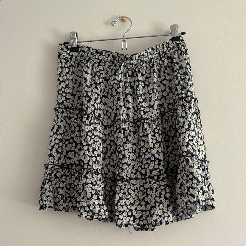 Floral Tiered Skirt